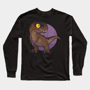 Roaring Majesty: The T-Rex Design Long Sleeve T-Shirt